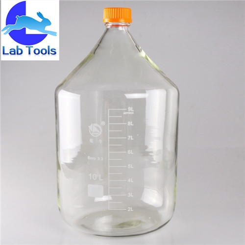 蓝盖试剂瓶 螺口试剂瓶 高温灭菌 10000ML 蜀牛新款高硼硅试剂瓶